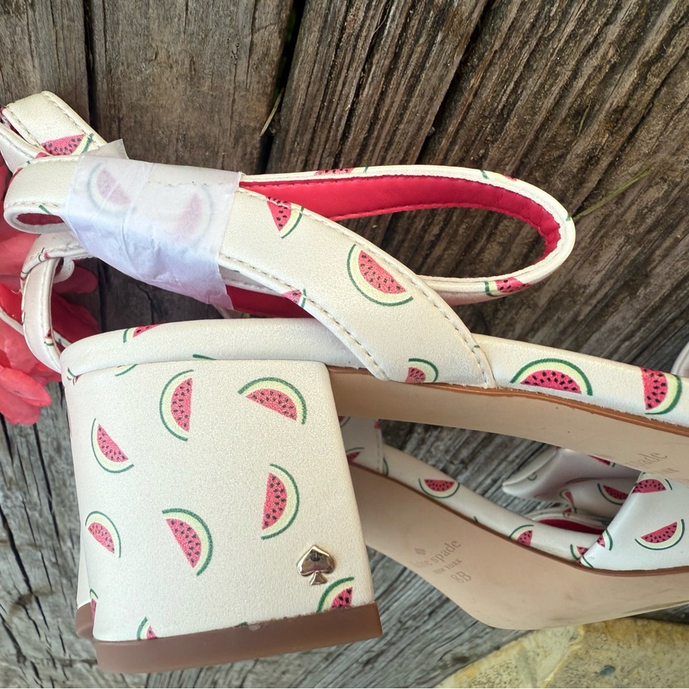 Kate Spade Camille Watermelon Party Sandals  NEW!! Super Rare Fun Shoes Size 8 - Picture 13 of 13